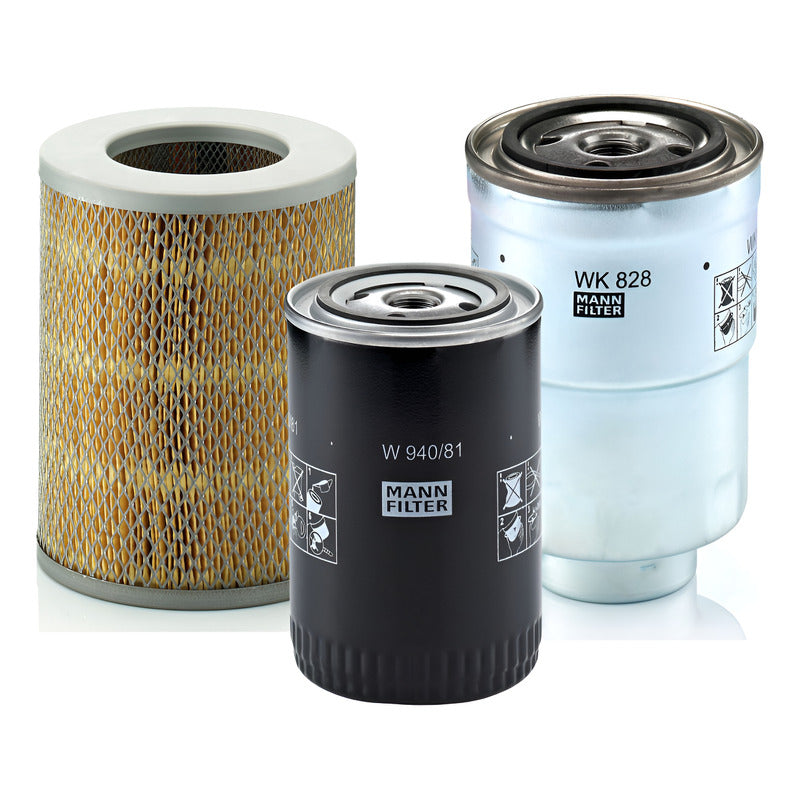 Kit De Filtros Toyota Hilux 2.8 8v Año 2001 - Mann Filter