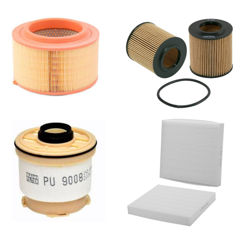 Kit Filtros Ford Ranger 2.2/3.2 - Mann / Wix