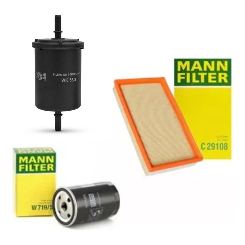 Kit De Filtros Gol Power 1.4 Mann Filter
