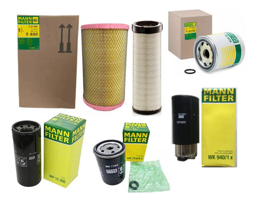 Kit De Filtros Ford Cargo 1722 Mecanico Mann