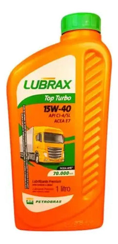 Lubrax 15w-40 Aceite Motor Autos Camiones Agrícola 1l