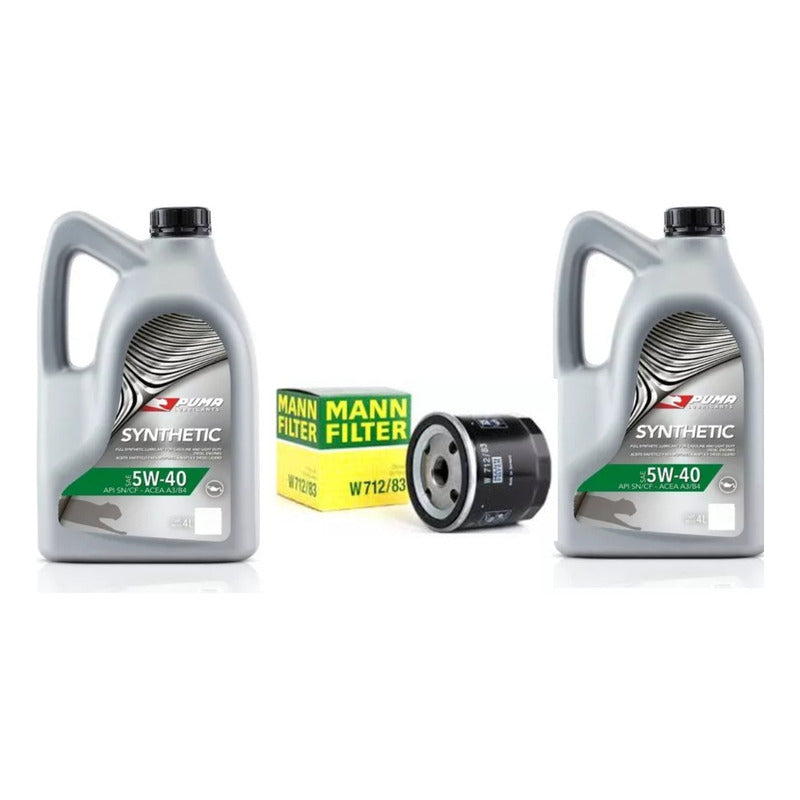 Filtro Y Aceite Para Toyota Hilux - Puma 5w40 4lts (x2)