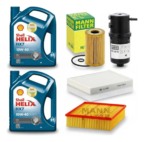 Kit Service 4 Filtros Amarok 2.0 + Aceite Shell 2010 A 2015