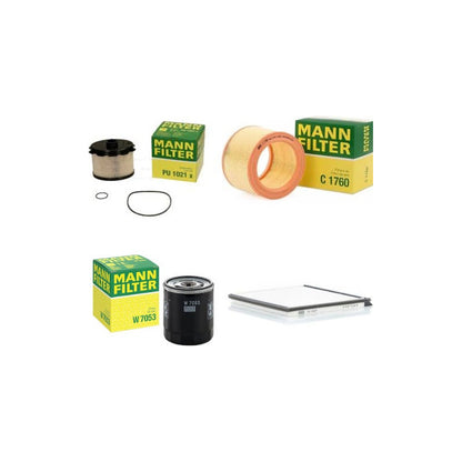 Kit Filtros Citroen Berlingo 1.9 - Mann Filter