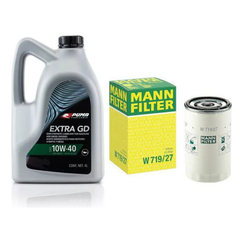 Filtro Y Aceite Puma 10w40 4lts - Ford Ecosport Zetec