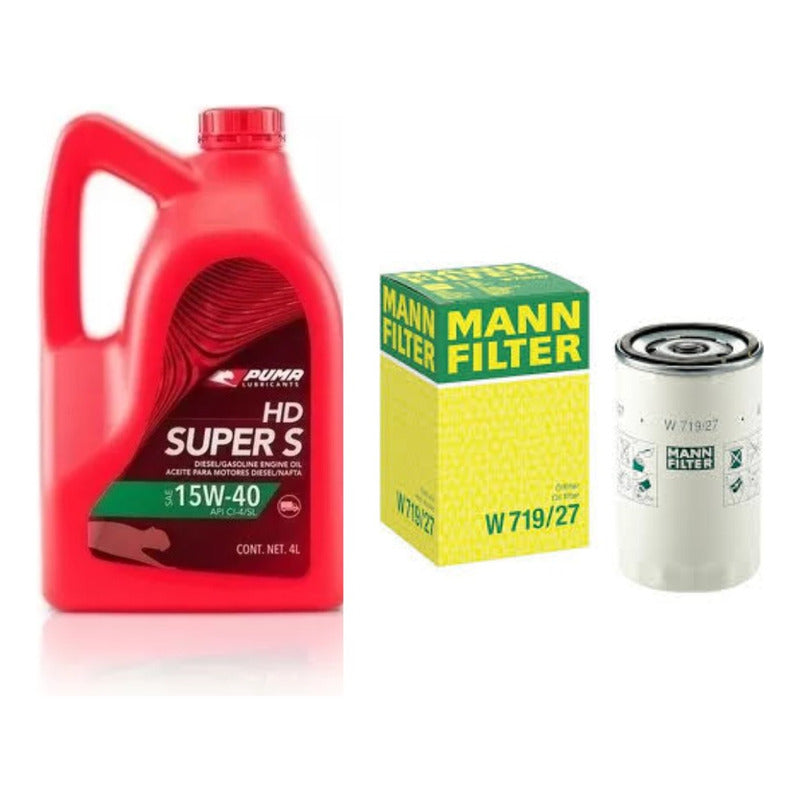 Filtro Y Aceite Ford Eco Sport - Puma 15w40 4lts