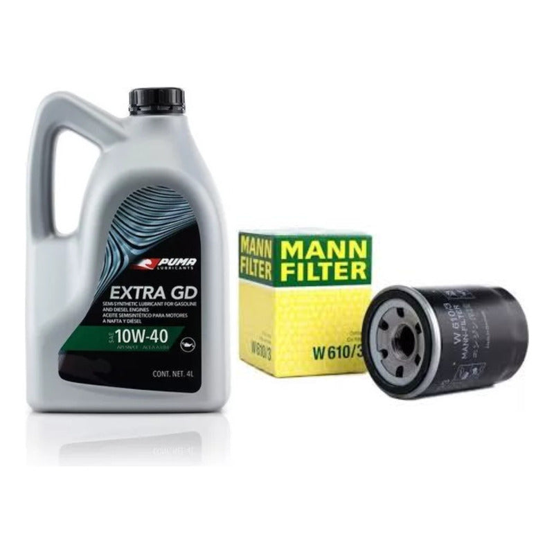Filtro Y Aceite Puma 10w40 4lts - Palio / Siena