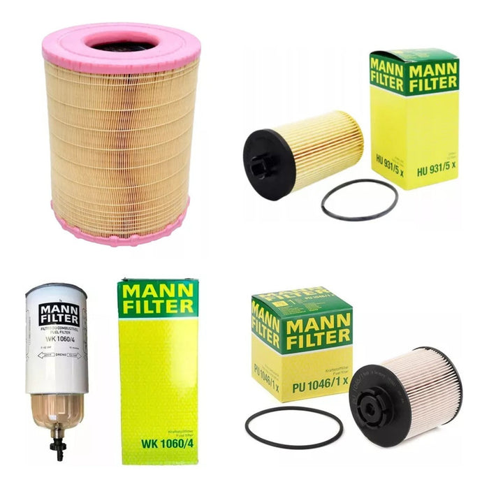 Kits Filtros M. Atego 1315 / 1418 / 1718 - Mann Filter