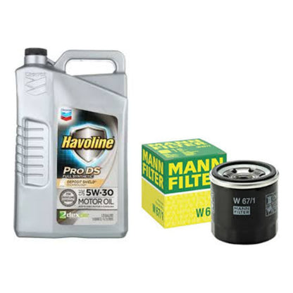 Filtro Y Aceite Texaco 5w30 X4lts Nissan  - Mann Filter