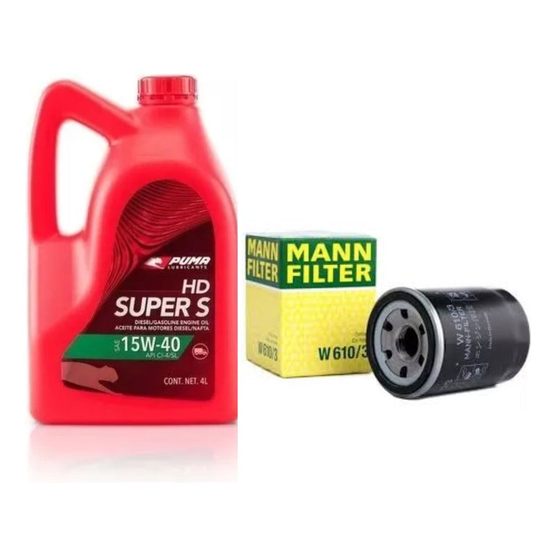 Filtro Y Aceite Fiat Palio - Puma 15w40 4lts