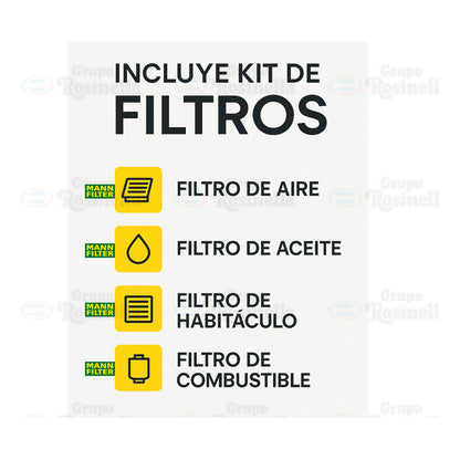 Kit Filtros Toyota Hilux 3.0 - Mann Wix