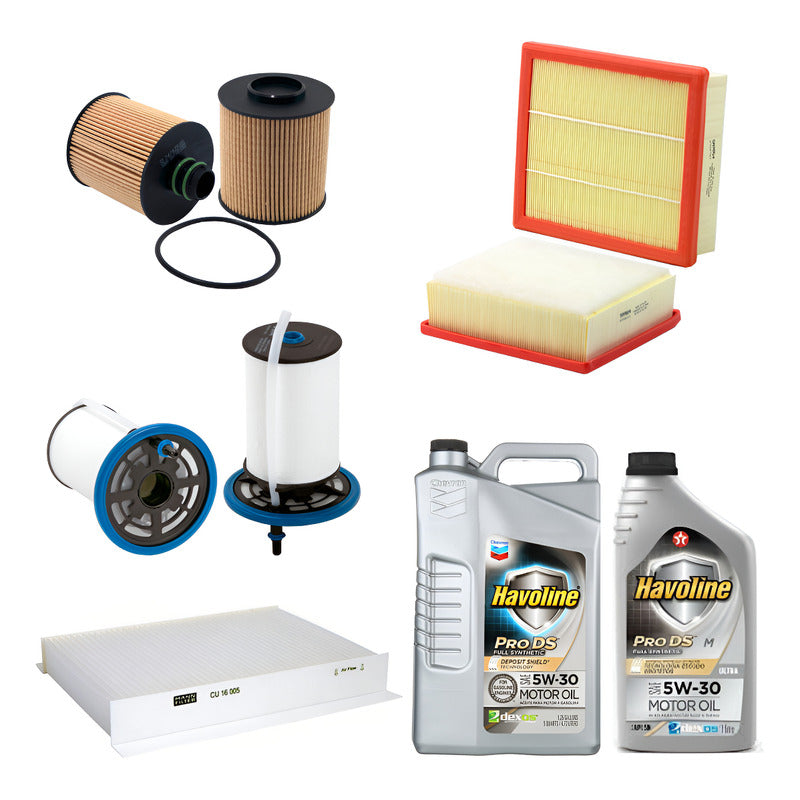 Kit Filtros Fiat Toro 2.0 + Aceite Texaco - Wix Filter