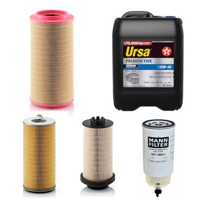 Filtros Mercedes 1634 Elect + Aceite Texaco Premium X20l