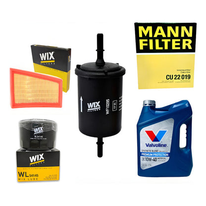 Kit Service Aceite 10w40 Y Filtros Renault Kangoo 1.6 K4m