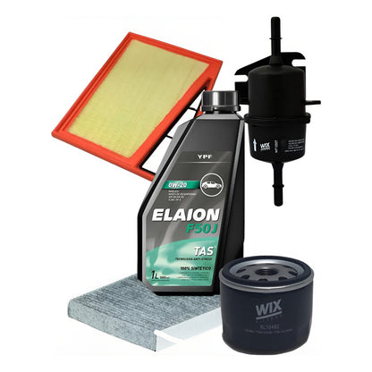 Kit De Filtros Fiat Cronos 1.3 + Aceite Ypf 0w2- Wix Filters