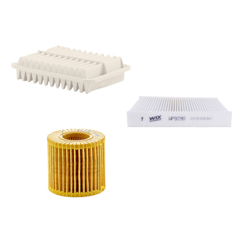 Kit Filtros Toyota Corolla X 1.8i (2012 En Adelante) - Wix