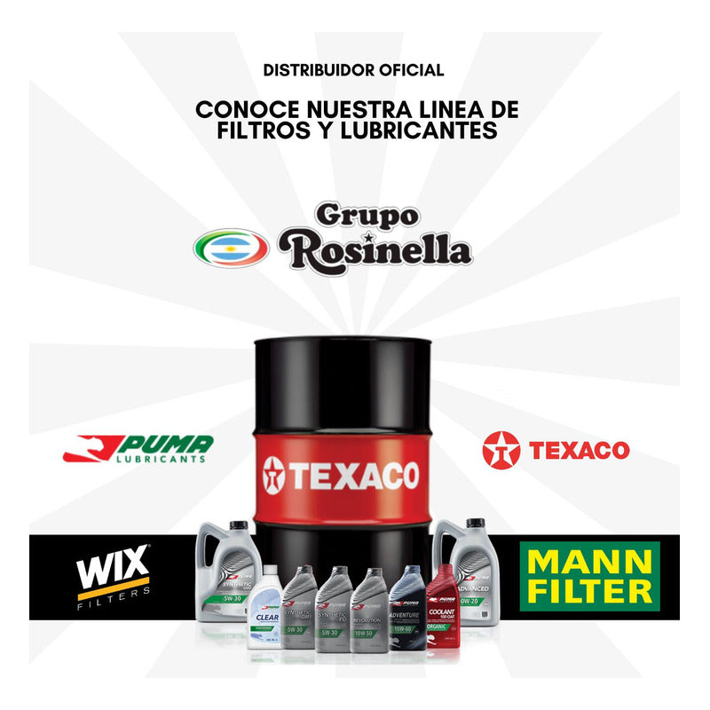 Kit Filtros Vw Bora 2.0 + Aceite Texaco 5w30 X4lts - Mann