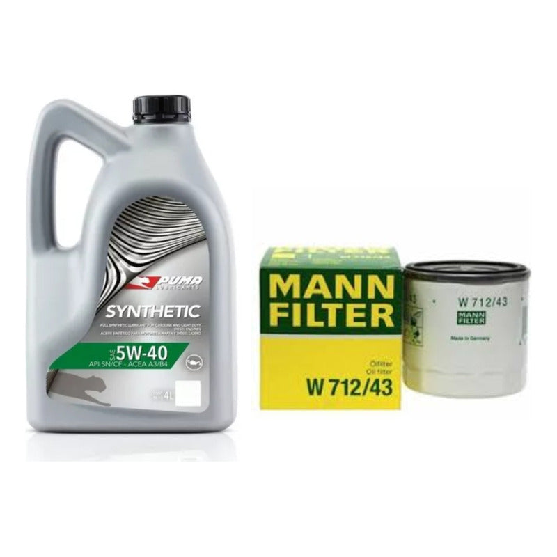 Filtro Y Aceite Para Ford Ka 1.0 - Puma 5w40 4lts