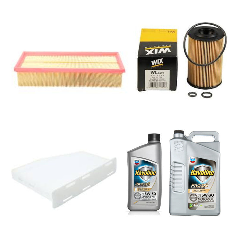 Kit Filtros Vw Vento 1.9 / 2.0 Tdi + Aceite Texaco - Wix