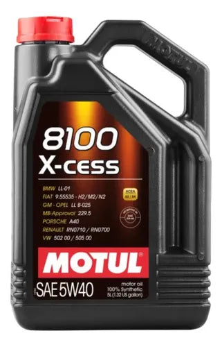 Aceite Motul 8100 Xcess 5w40 X5l