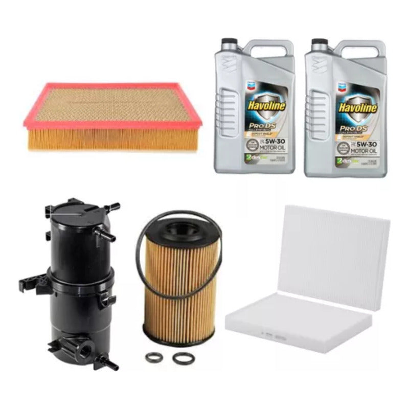 Kit Filtros Vw Amarok 2.0 C/ Sensor + Aceite Texaco - Wix