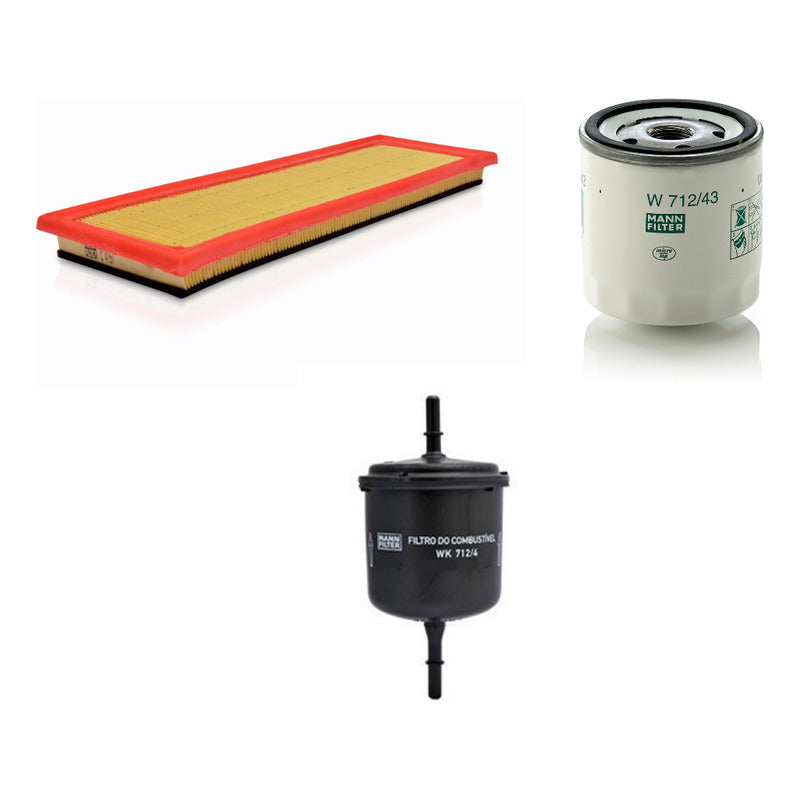 Kit Filtros Ford Ka 1.6l 8v Pulse - Motor Zetec -mann Filter
