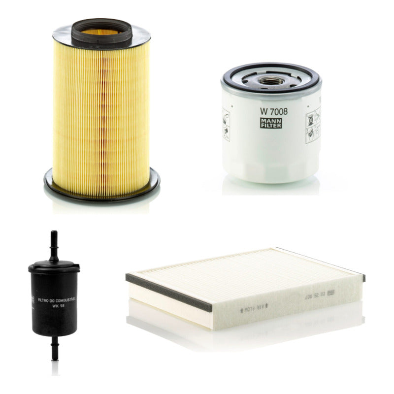 Kit Filtros Ford Focus Iii Motor Zetec - Mann Filter
