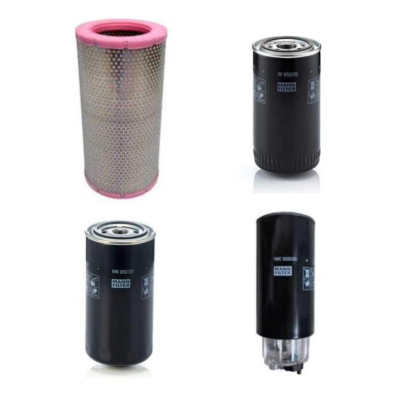 Kit Filtros Ford Cargo 1517 Electronico - Mann Filter