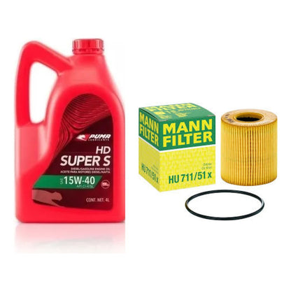 Filtro Y Aceite Citroen Berlingo 1.6 - Puma 15w40 4lts