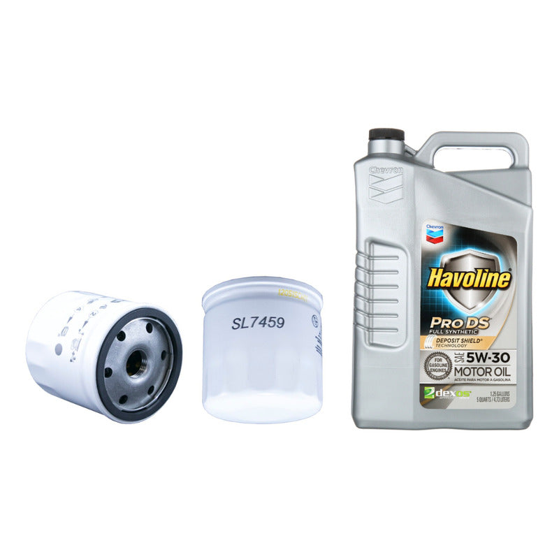 Filtro Y Aceite Texaco 5w30 X4lts - Ford Fiesta Kinetic
