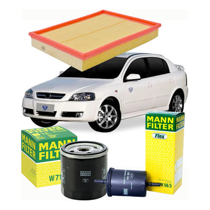 Kit Filtros Chevrolet Astra 2.0 8v  - Mann Filter
