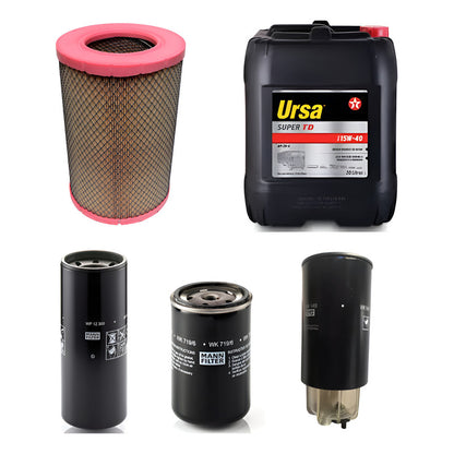 Kit Filtros Ford Cargo 1722 Mecanico + Aceite Texaco X20l