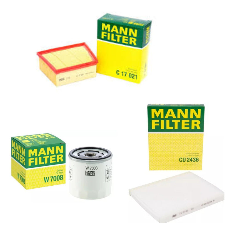Kit Filtros Ford Fiesta 1.6 Kinetic - Mann Filter
