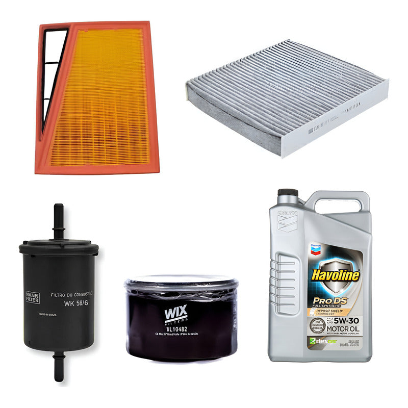 Kit Filtros Fiat Cronos 1.3 + Aceite Texaco - Wix Filters