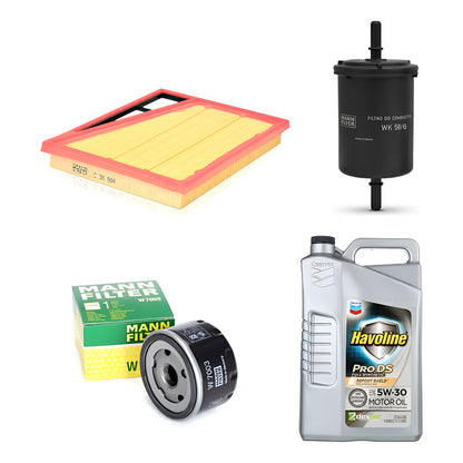 Kit Filtros Fiat Cronos 1.3 + Aceite Texaco - Mann Filter