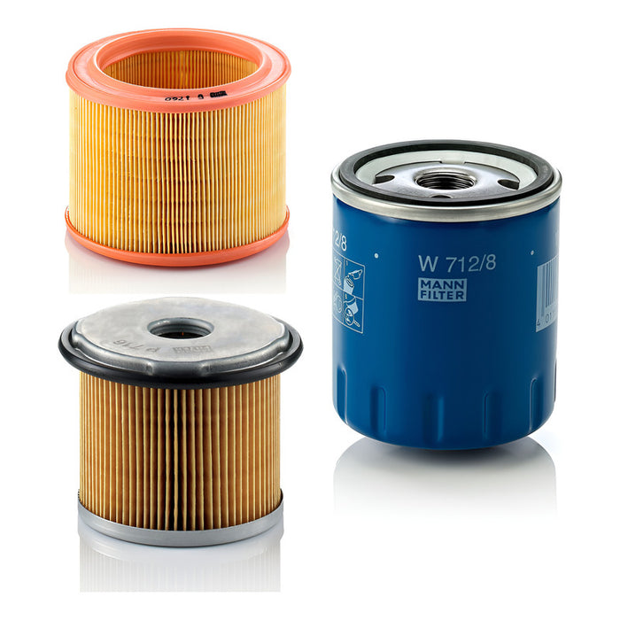 Kits Filtros Peugeot 205 1.8 D Gld - Mann Filter
