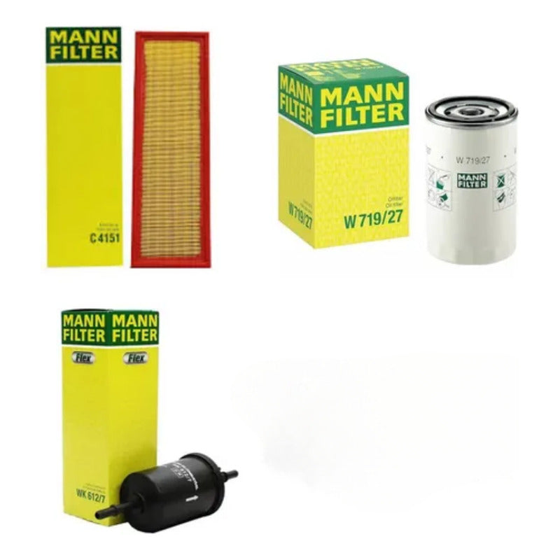 Kit Filtros F. Ecospórt 1.6 8v Zetec Rocam - Mann Filter