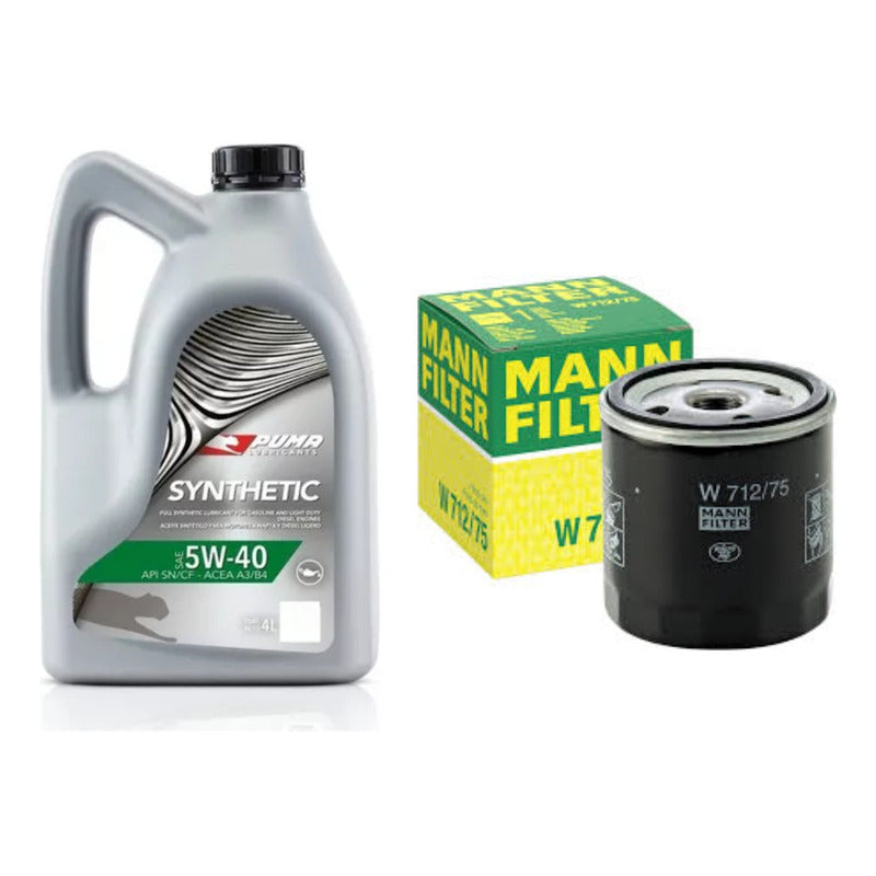 Filtro Y Aceite Para Corsa / Onix - Puma 5w40 4lts