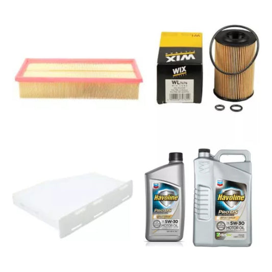 Kit Filtros Vw Vento 1.9-2.0 Tdi + Aceite Texaco - Wix