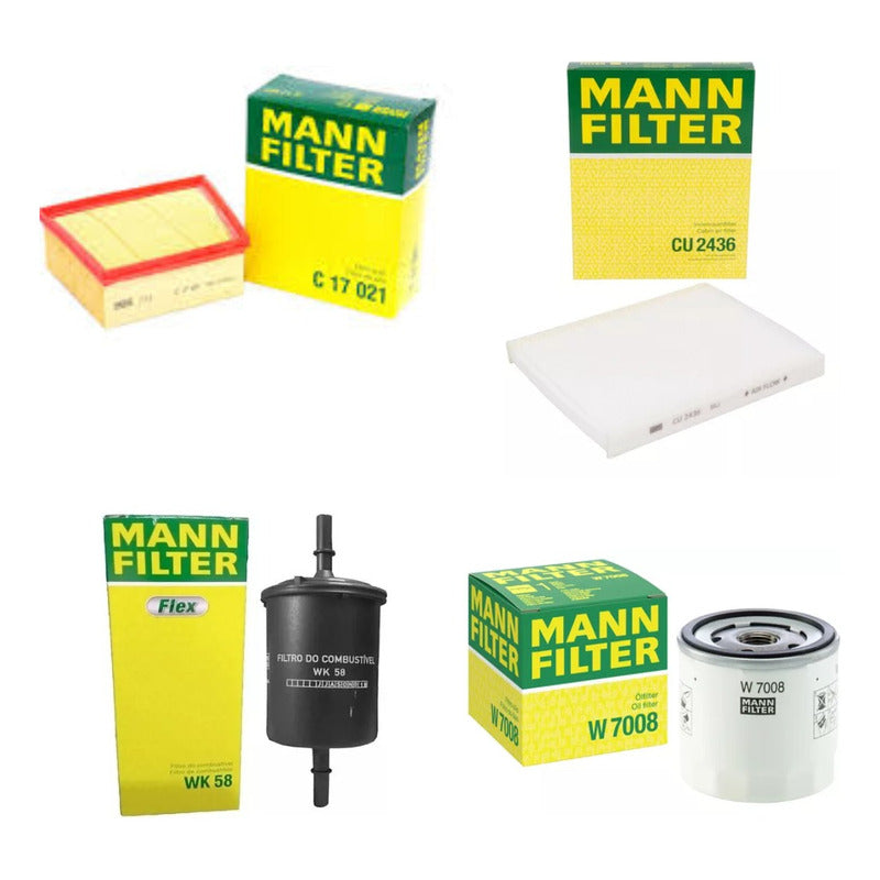 Kit Filtros F. Ecosport 1.6 Sigma Kinetic - Mann Filter