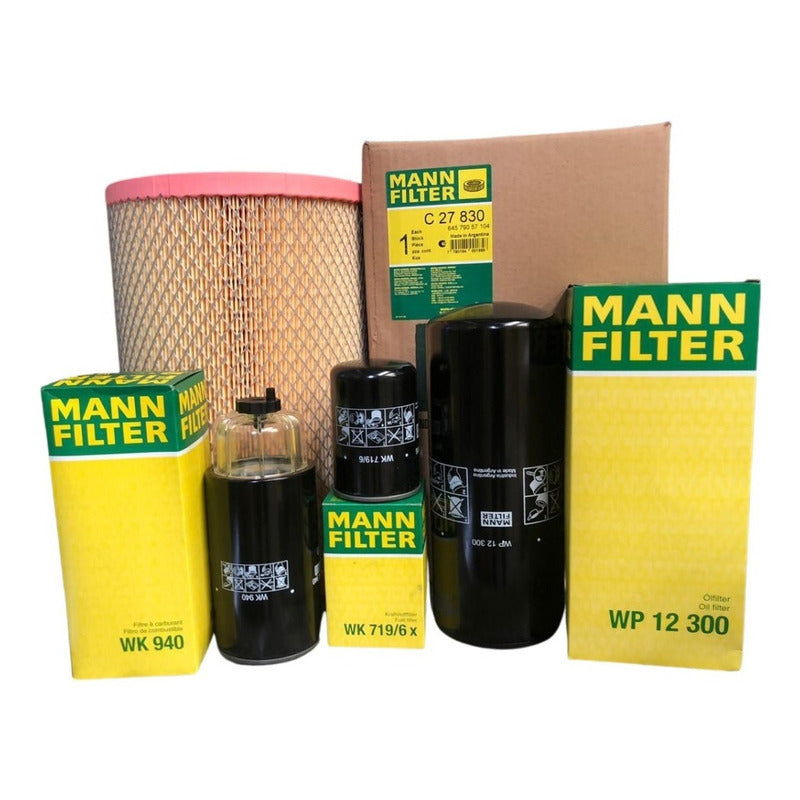 Kit De Filtros Ford Cargo 1730 2004 Mann Filter