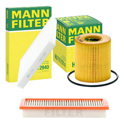 Kits X3 Filtros Peugeot Rcz 2013 - Mann Filter