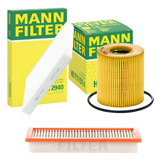 Kits X3 Filtros Peugeot Rcz 2013 - Mann Filter