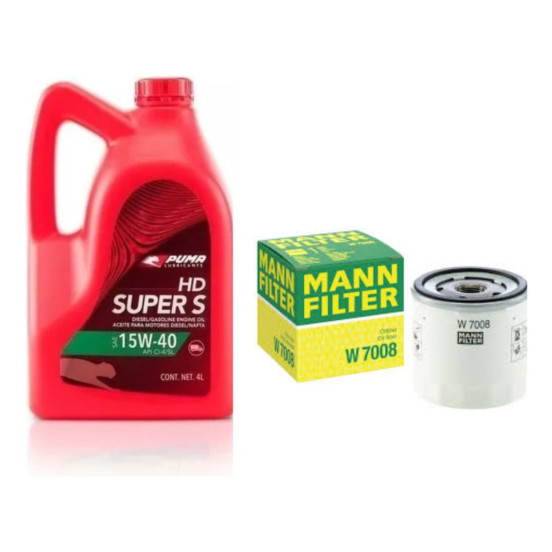 Filtro Y Aceite Ford Fiesta Kinetic - Puma 15w40 4lts
