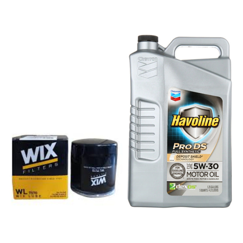 Filtro Y Aceite Texaco 5w30 X4lts - Toyota Hilux