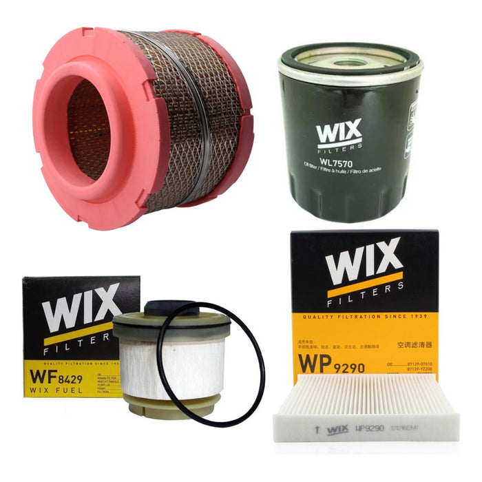 Kit Filtros Toyota Hilux 3.0 Tdi - Wix Filters
