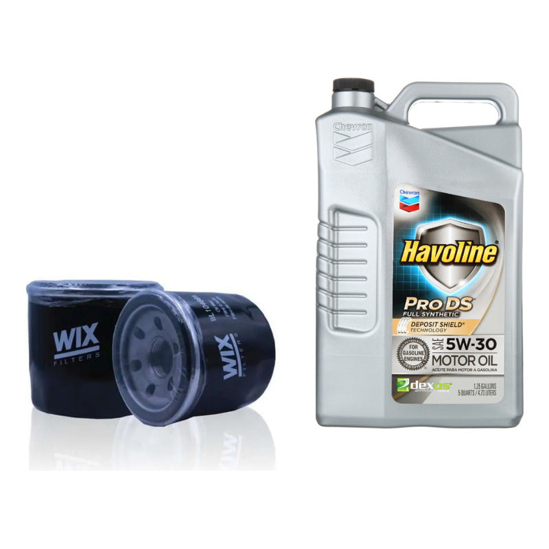 Filtro Y Aceite Texaco 5w30 X4lts - Nissan