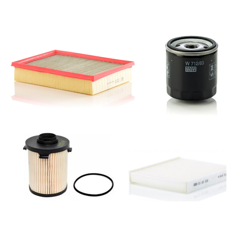 Kit Filtros Toyota Hilux 2.4 Tdi - Mann Filter