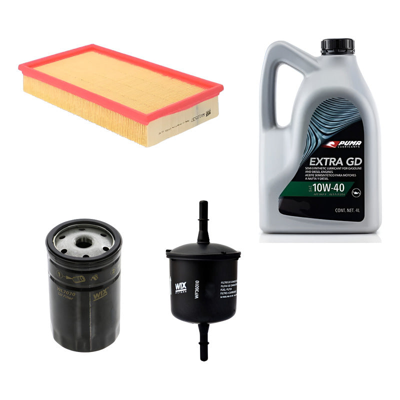 Kit De Filtros Gol Power 1.6 + Puma 10w40 X4l - Wix Filters
