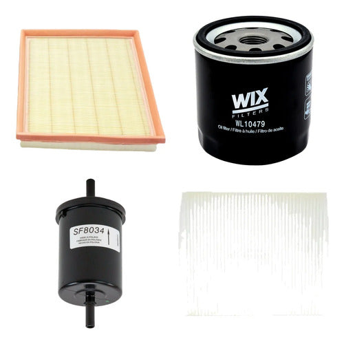 Kit 4 Filtros Vw Tera 1.6 Msi Trend - Wix Filters